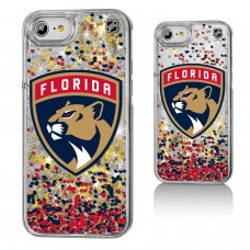 Чехол на iPhone NHL Florida Panthers Confetti Glitter