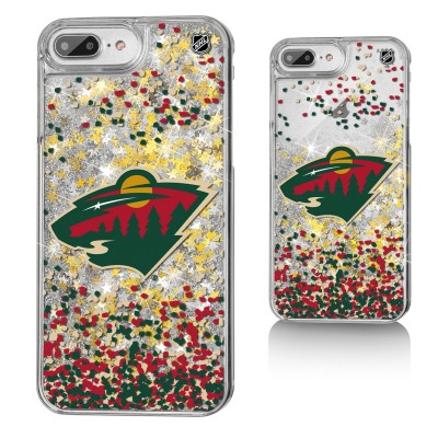 Чехол на телефон Minnesota Wild iPhone Confetti Glitter