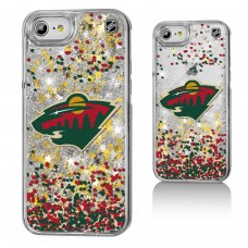 Чехол на телефон Minnesota Wild iPhone Confetti Glitter