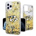 Чехол на iPhone NHL  Nashville Predators Confetti Glitter - оригинальные мобильные аксессуары НХЛ