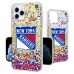 Чехол на телефон New York Rangers iPhone Confetti Glitter