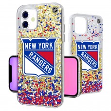 Чехол на iPhone NHL New York Rangers Confetti Glitter