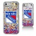 Чехол на телефон New York Rangers iPhone Confetti Glitter