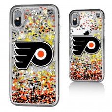Чехол на iPhone NHL Philadelphia Flyers Confetti Glitter