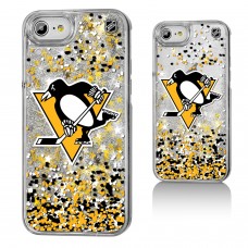 Чехол на iPhone NHL Pittsburgh Penguins Confetti Glitter