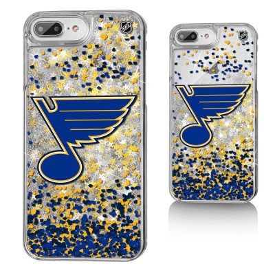 Чехол на iPhone NHL  St. Louis Blues Confetti Glitter - оригинальные мобильные аксессуары НХЛ
