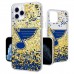 Чехол на iPhone NHL  St. Louis Blues Confetti Glitter - оригинальные мобильные аксессуары НХЛ