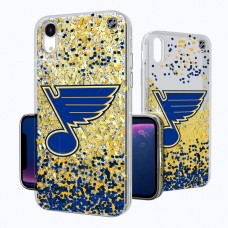Чехол на iPhone NHL St. Louis Blues Confetti Glitter