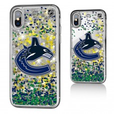 Чехол на iPhone NHL Vancouver Canucks Confetti Glitter
