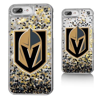 Чехол на iPhone NHL  Vegas Golden Knights Confetti Glitter - оригинальные мобильные аксессуары НХЛ
