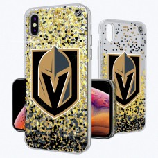 Чехол на iPhone NHL Vegas Golden Knights Confetti Glitter