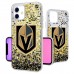 Чехол на iPhone NHL  Vegas Golden Knights Confetti Glitter - оригинальные мобильные аксессуары НХЛ