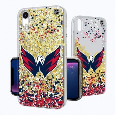 Чехол на iPhone NHL Washington Capitals Confetti Glitter