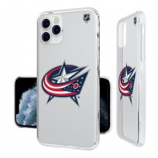 Чехол на iPhone NHL Columbus Blue Jackets Clear