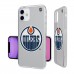 Чехол на телефон Edmonton Oilers iPhone Clear