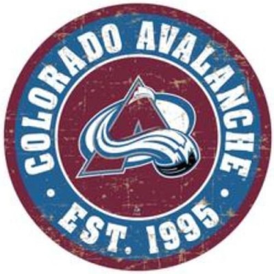 Colorado Avalanche 22 Vintage Wall Sign
