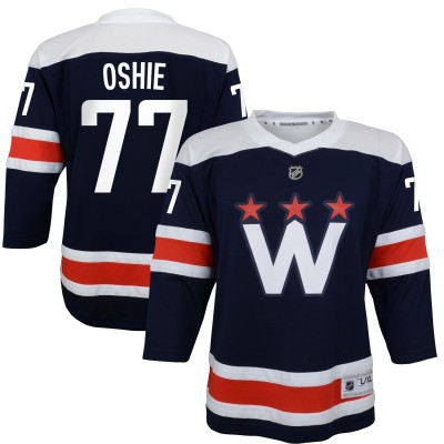 Подростковая Washington Capitals TJ Oshie Navy 2020/21 Alternate Replica Player Jersey