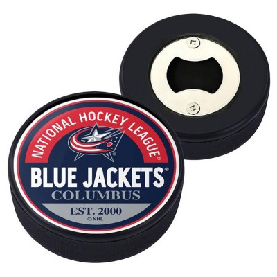 Columbus Blue Jackets Collectors Puck Bottle Opener