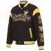 Pittsburgh Penguins JH Design 5-Time Stanley Cup Champions Reversible Wool Jacket with Embroidered Logo - Black