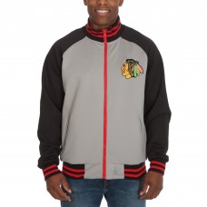 Куртка на молнии Chicago Blackhawks JH Design Reversible with Embroidered Logos - Gray/Black