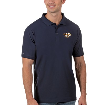 Поло Nashville Predators Antigua Legacy Pique - Navy