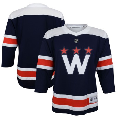 Preschool Washington Capitals Navy 2020/21 Alternate Replica Jersey