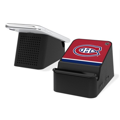 Колонка Bluetooth с беспроводной зарядкой для Apple и Samsung Montreal Canadiens - оригинальные мобильные аксессуары НХЛ