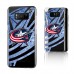 Чехол на телефон Samsung Columbus Blue Jackets Galaxy Clear Ice - оригинальные мобильные аксессуары НХЛ