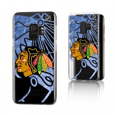 Чехол на телефон Chicago Blackhawks Galaxy Clear Ice