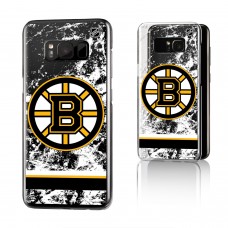 Чехол на телефон Boston Bruins Galaxy Stripe Clear Ice