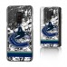Vancouver Canucks Galaxy Stripe Clear Ice Case