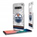 Чехол на телефон Edmonton Oilers Galaxy Stripe Clear Ice