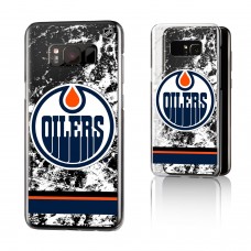 Чехол на телефон Samsung Edmonton Oilers Galaxy Stripe Clear Ice