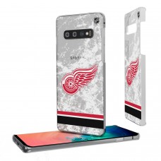 Чехол на телефон Detroit Red Wings Galaxy Stripe Clear Ice