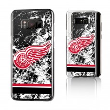 Чехол на телефон Detroit Red Wings Galaxy Stripe Clear Ice