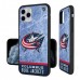 Чехол на iPhone NHL  Columbus Blue Jackets Bump Ice Design - оригинальные мобильные аксессуары НХЛ