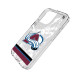 Чехол на телефон Colorado Avalanche iPhone Stripe Clear Ice