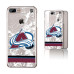 Чехол на телефон Colorado Avalanche iPhone Stripe Clear Ice