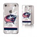 Чехол на телефон Columbus Blue Jackets iPhone Stripe Clear Ice