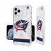 Чехол на телефон Columbus Blue Jackets iPhone Stripe Clear Ice