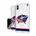 Чехол на телефон Columbus Blue Jackets iPhone Stripe Clear Ice