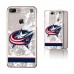Чехол на телефон Columbus Blue Jackets iPhone Stripe Clear Ice