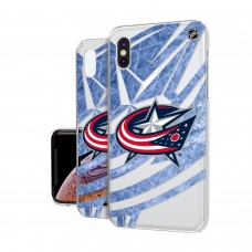 Чехол на iPhone NHL Columbus Blue Jackets Clear Ice