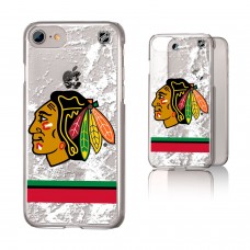 Чехол на телефон Chicago Blackhawks iPhone Stripe Clear Ice
