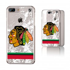 Чехол на телефон Chicago Blackhawks iPhone Stripe Clear Ice
