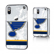 Чехол на телефон St. Louis Blues iPhone Stripe Clear Ice