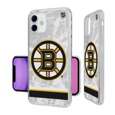 Чехол на iPhone NHL Boston Bruins Stripe Clear Ice