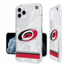 Чехол на iPhone NHL Carolina Hurricanes Stripe Clear Ice