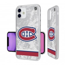 Чехол на iPhone NHL Montreal Canadiens Stripe Clear Ice