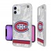 Чехол на iPhone NHL  Montreal Canadiens Stripe Clear Ice - оригинальные мобильные аксессуары НХЛ